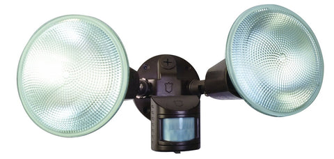 Designers Edge L5999BR Flood Light, 120 V, 240 W, 2-Lamp, Halogen Lamp, Steel Fixture
