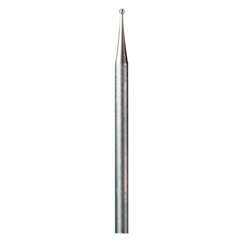 Dremel 105 Series Engraving Cutter, Ball Nose Point, 1/32 in Dia, 1-1/2 in L, 1/8 in Dia Shank, Tungsten