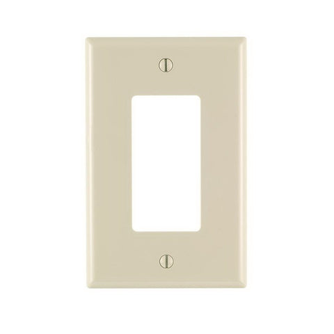 Leviton M56-0PJ26-0TM Wallplate Pack, 4.88 in L, 3.13 in W, 1-Gang, Nylon, Light Almond