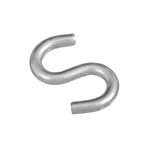 National Hardware N121-665 S-Hook, 125 lb Working Load, 0.262 in Dia Wire, Steel, Zinc