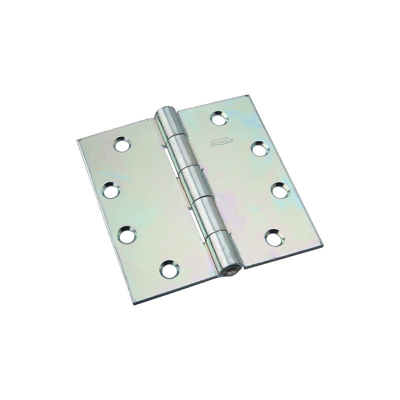 National Hardware N140-798 Door Hinge, Steel, Zinc, Wall Mounting, 90 ...