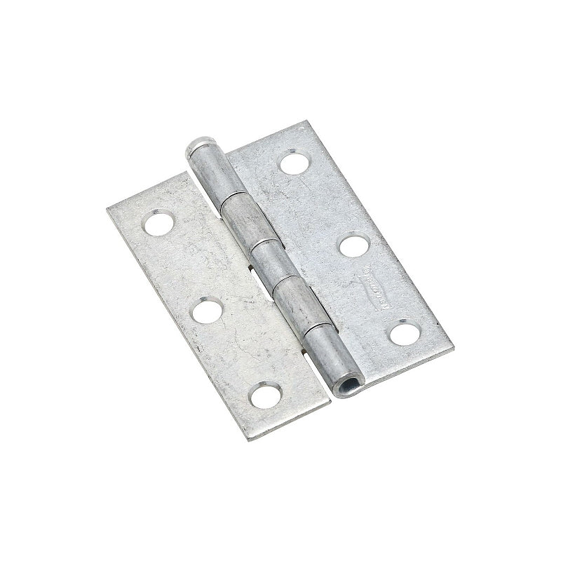National Hardware N142-034 Narrow Hinge, 3 in W Frame Leaf, 0.065 in T ...
