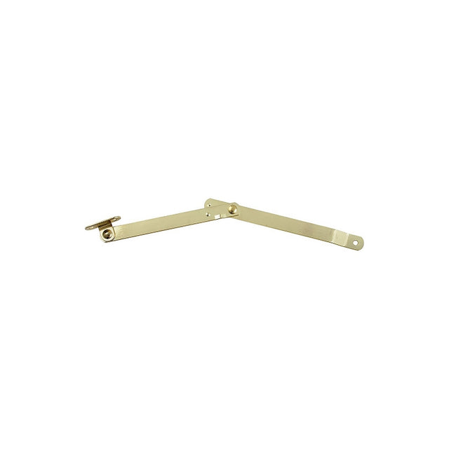 National Hardware N208-660 V1893L - Supporto Per Coperchio A Molla Sinistro In Ottone Antico, Per Bauli E Cassapanche