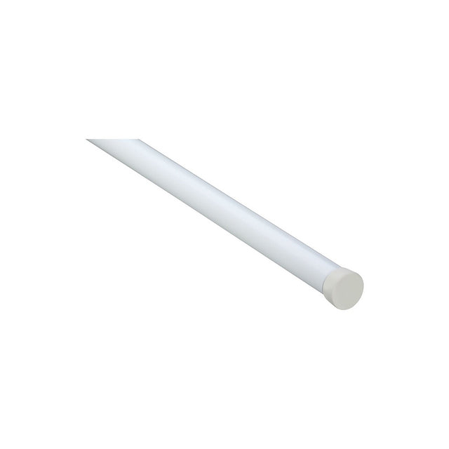 National Hardware 309BC Series N240-416 Closet Rod, 1-1/4 in Dia, 4 ft ...