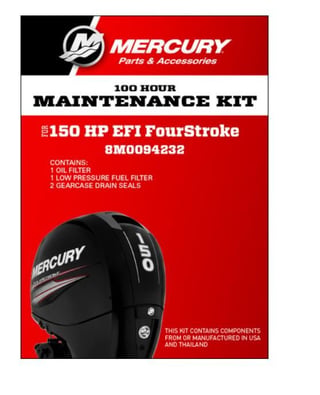 SERV KIT 100 HR 150 EFI 4STR