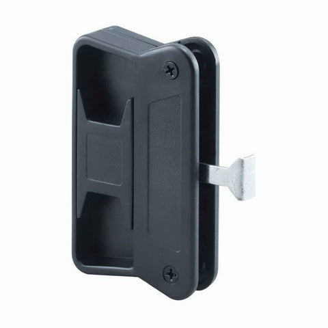 Prime-Line A 168 Door Latch and Pull, Plastic/Steel, Black