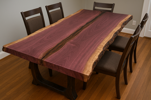 Purple Heart Live Edge