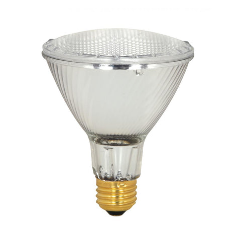 Satco - 60 Watt; Halogen; PAR30; Clear; 1500 Average rated hours; 1090 Lumens; Medium base; 120 Volt