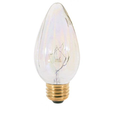 Satco - 40 Watt F15 Incandescent; Aurora; 1500 Average rated hours; 335 Lumens; Medium base; 120 Volt; 2-Card