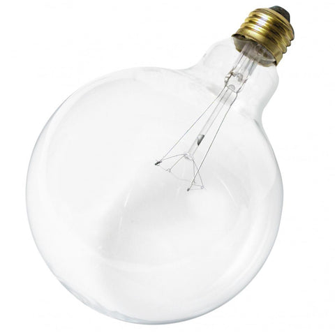 Satco - 40 Watt G40 Incandescent; Clear; 4000 Average rated hours; 300 Lumens; Medium base; 120 Volt