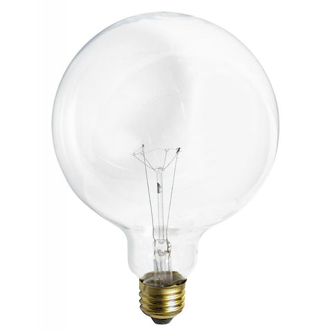 Satco - 150 Watt G40 Incandescent; Clear; 4000 Average rated hours; 1700 Lumens; Medium base; 120 Volt