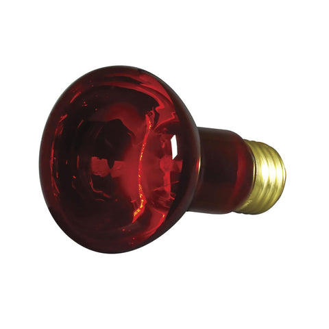 Satco - 50 Watt R20 Incandescent; Red; 2000 Average rated hours; Medium base; 130 Volt