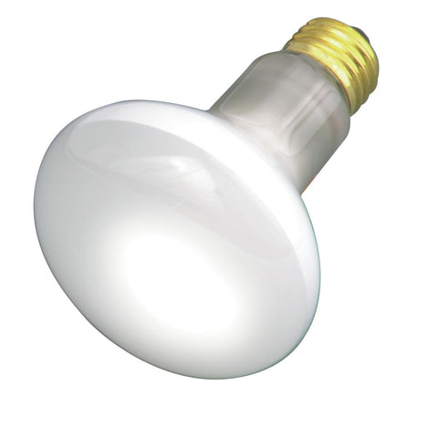 Satco - 30 Watt R20 Incandescent; Frost; 2000 Average rated hours; 185 Lumens; Medium base; 120 Volt