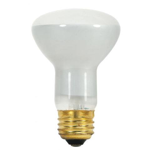 Satco - 45 Watt R20 Incandescent; Frost; 2000 Average rated hours; 330 Lumens; Medium base; 120 Volt