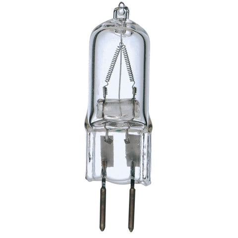 Satco - 75 Watt; Halogen; T4; Clear; 2000 Average rated hours; 1250 Lumens; Bi Pin GY6.35 base; 120 Volt