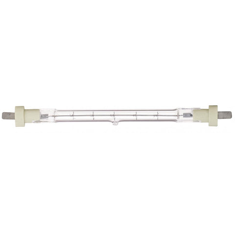 Satco - 300 Watt; Halogen; T3; Clear; 2000 Average rated hours; 5300 Lumens; Blade base; 120 Volt
