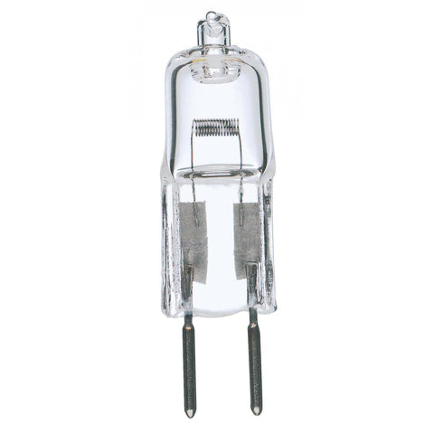 Satco - 10 Watt; Halogen; T3; Clear; 2000 Average rated hours; 120 Lumens; Bi Pin G4 base; 12 Volt; Carded