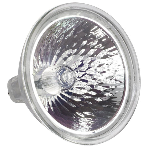 Satco - 20 Watt; Halogen; MR16; BAB; 2000 Average rated hours; Miniature 2 Pin Round base; 12 Volt; Carded