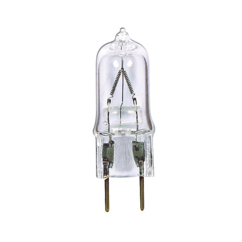 Satco - 20 Watt; Halogen; T4; Clear; 2000 Average rated hours; 180 Lumens; Bi Pin G8 base; 120 Volt; Carded