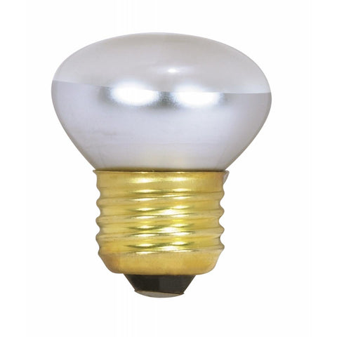 Satco - 25 Watt R14 Stubby Incandescent; Clear; 1500 Average rated hours; 135 Lumens; Medium base; 120 Volt