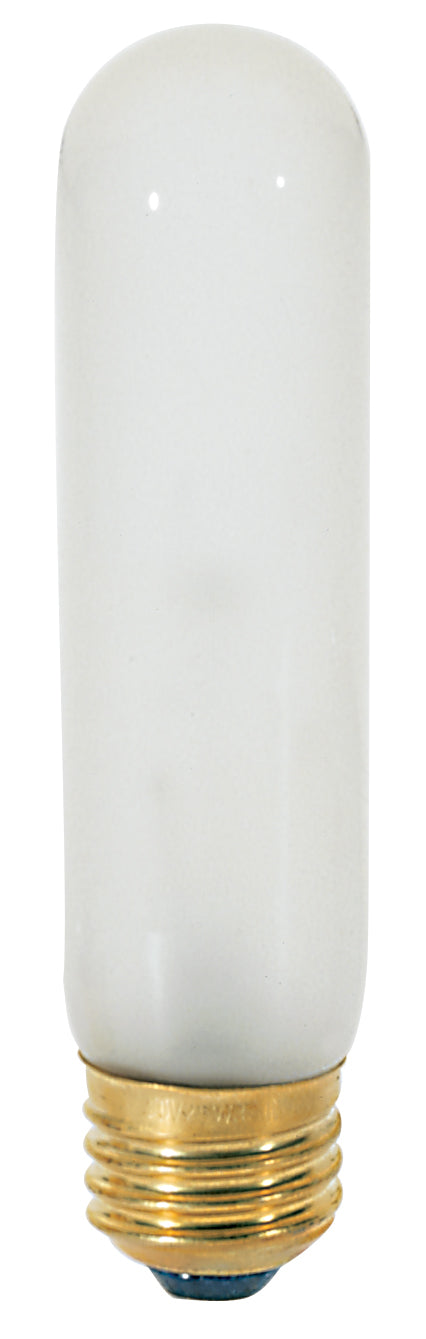 60W T10 Tubular Bulb - Medium Base - Frosted - 120V - 1 / Card