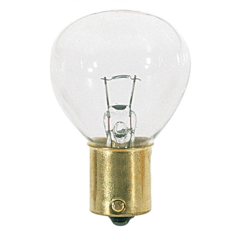 Satco - 24.24 Watt miniature; RP11; 200 Average rated hours; Bayonet Single Contact Base; 6.2 Volt; 2-Card