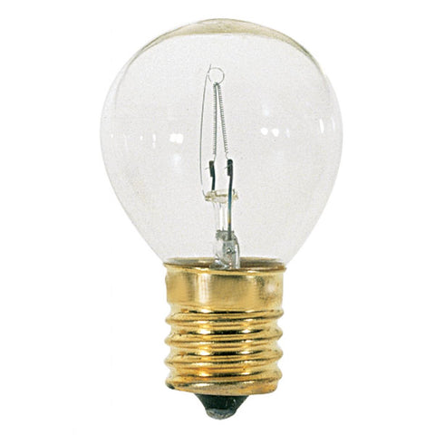 Satco - 40 Watt S11N Incandescent; Clear; 1500 Average rated hours; 370 Lumens; Intermediate base; 120 Volt; Carded