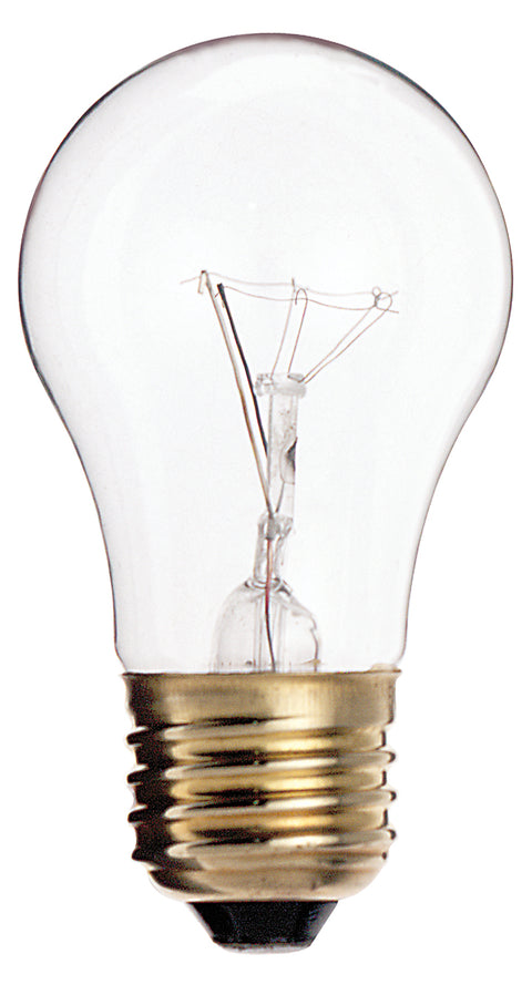 60W A15 Appliance Bulb - Medium Base - Clear - 130V - 1 / Card