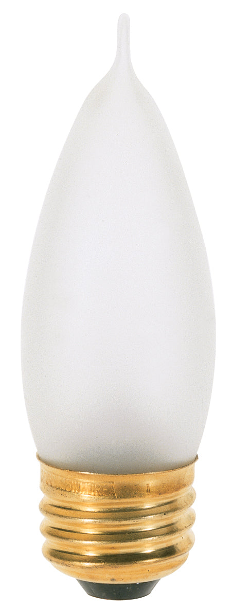 40W Turn Tip - Medium Base - Frosted - 120V - 2 / Card