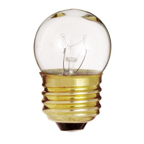 Satco - 7.5 Watt S11 Incandescent; Clear; 2500 Average rated hours; 40 Lumens; Medium base; 120 Volt; Carded