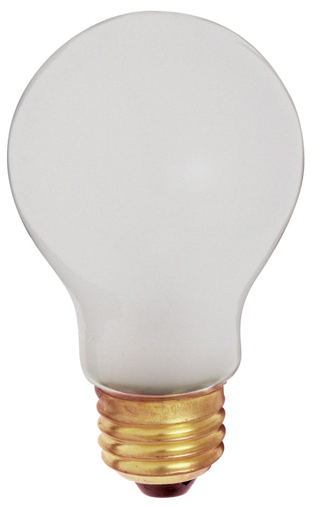 60W A19 Safety Coated Lamp - Medium Bass - Frosted - 130V 2-Pack