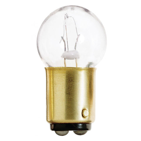 Satco - 7.54 Watt miniature; G6; 750 Average rated hours; DC Bay base; 13 Volt