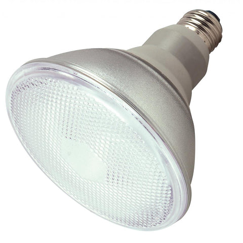 Satco - 23 Watt; PAR38 Compact Fluorescent; 4100K; 82 CRI; Medium base; 120 Volt