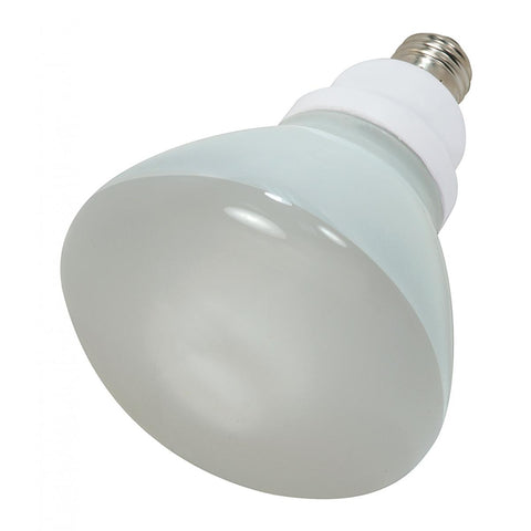Satco - 23 Watt; R40 Compact Fluorescent; 2700K; 82 CRI; Medium base; 120 Volt