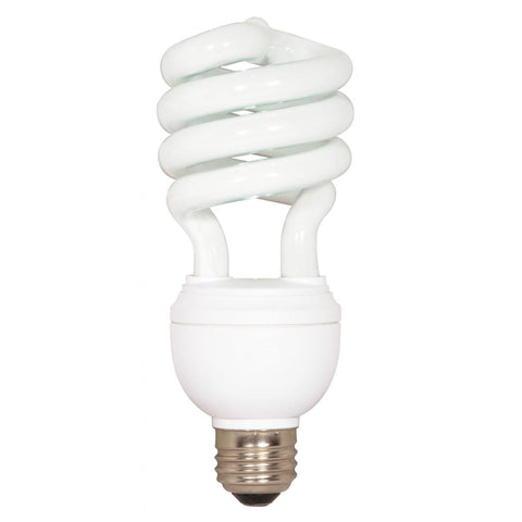Satco - 12 Watt/20 Watt/26 Watt; Spiral Compact Fluorescent; 2700K; 82 CRI; Medium base; 120 Volt