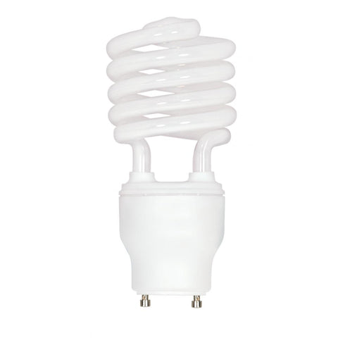 Satco - 23 Watt; Mini Spiral Compact Fluorescent; 2700K; 82 CRI; GU24 base; 120 Volt