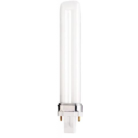 Satco - 13 Watt; pin-based Compact Fluorescent; 2700K; 82 CRI; GX23 base