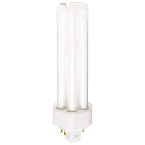 Satco - 42 Watt; pin-based Compact Fluorescent; 4100K; 82 CRI; GX24q-4 (4-Pin) base