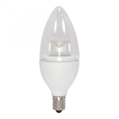 Satco - 4.5 Watt; B11 LED; 3000K; Candelabra base; 120 Volt