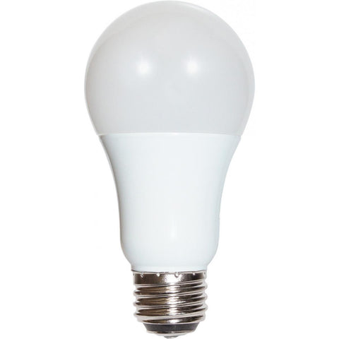 Satco - 3 Watt/9 Watt/12 Watt; A19 LED; 3-way; Frosted; 2700K; Medium base; 220 deg. Beam Angle; 120 Volt