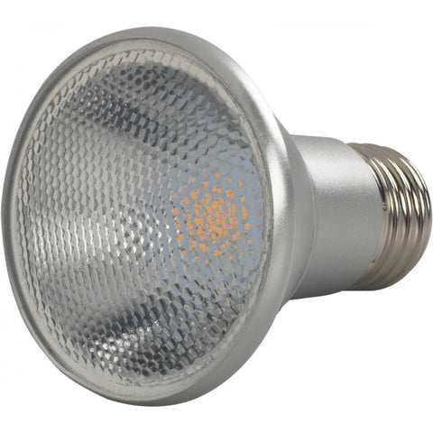Satco - 7 Watt PAR20 LED; 2700K; 25 deg. Beam Angle; Medium base; 120 Volt