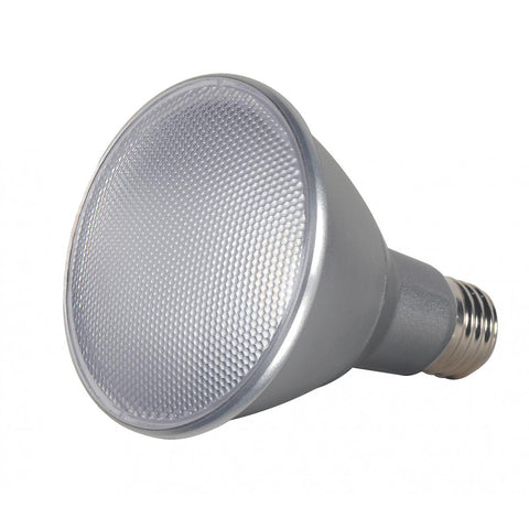 Satco - 13 Watt PAR30 Long Neck LED; 5000K; 60 deg. Beam Angle; Medium base; 120 Volt