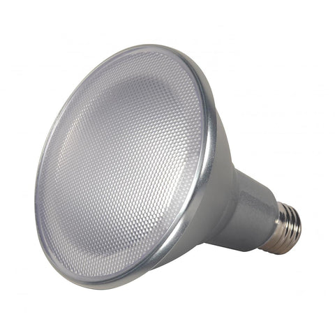 Satco - 15 Watt PAR38 LED; 3000K; 40 deg. Beam Angle; Medium base; 120 Volt