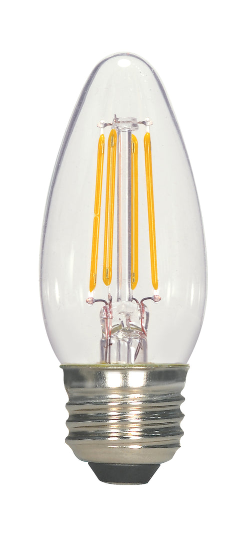 4.5W C11 LED Filament Torpedo - Medium Base - Clear - 2700K - 120V