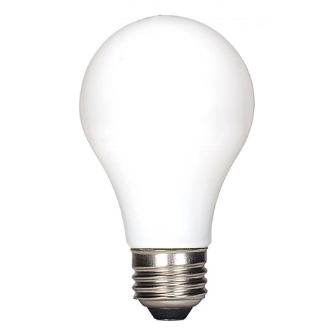 Satco - 4.5 Watt A19 LED; Soft white finish; Medium base; 2700K; 450 Lumens; 120 Volt