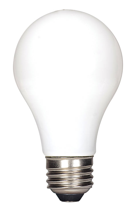 6.5W LED A19 - Medium Base - 2700K - 650 Lumens - Soft White Finish - 120V