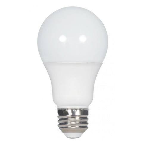 Satco - 9.5 watt; A19 LED; 5000K; Medium base; 220' beam spread; 120 volts