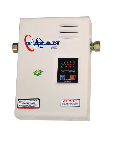 Titan® Electronic Digital Tankless Water Heater Model #N-120