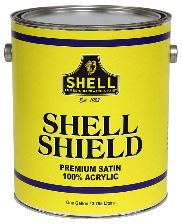 Shell Shield Paint Satin Exterior Accent Quart – Shell Lumber and Hardware