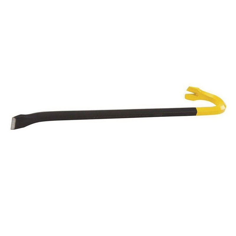 STANLEY 55-118 Ripping Bar, 18 in L, Beveled/Gooseneck/Slotted Tip